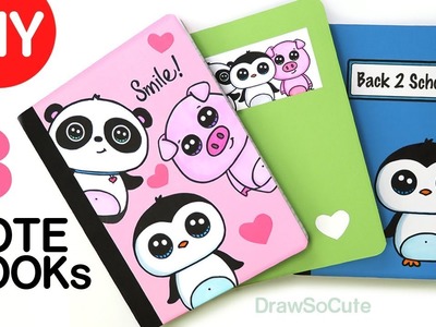 DIY Notebook Cover Designs for Back to School | Super EASY!