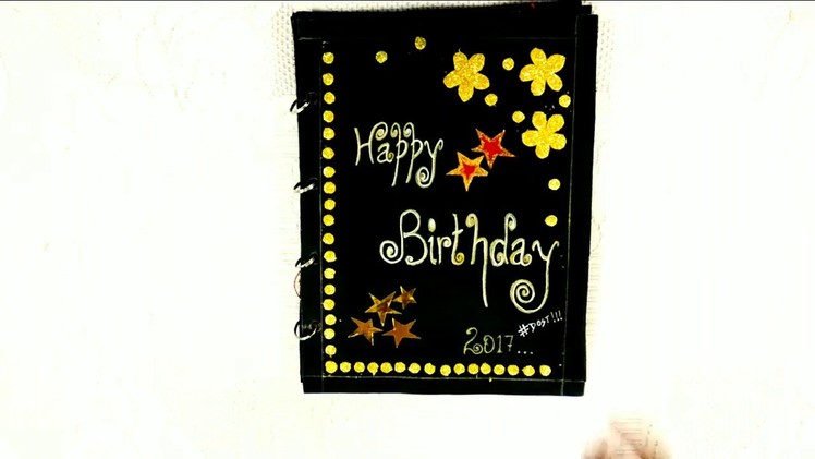 Diy scrapbook idea for friend's birthday |BOLLYWOOD THEME| EASY