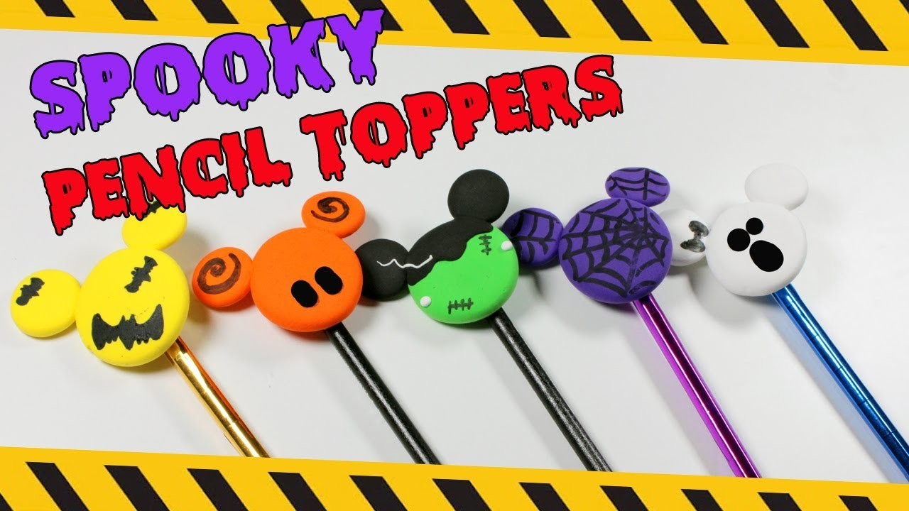 DIY Spooky Pencil Toppers | How To Make Pencil Toppers