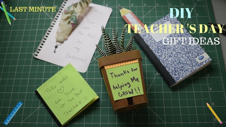 DIY Teacher's Day Last Minute Gift Ideas! INDIA | Quirky DIYer