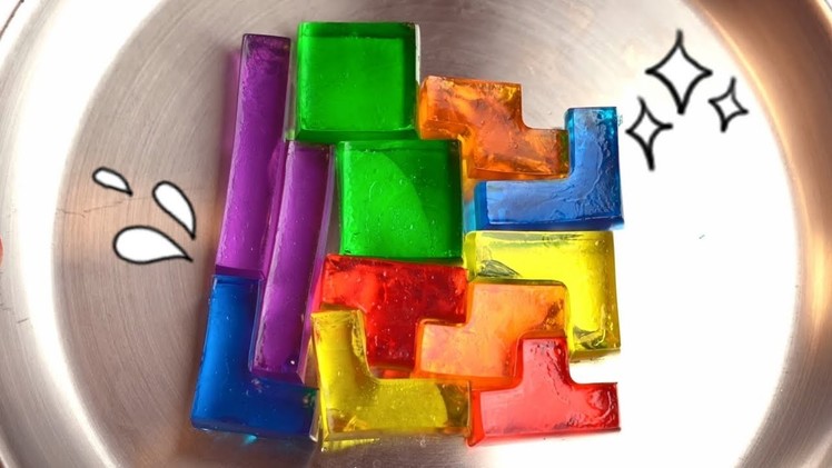 DIY TETRIS Jelly Gummy Blocks