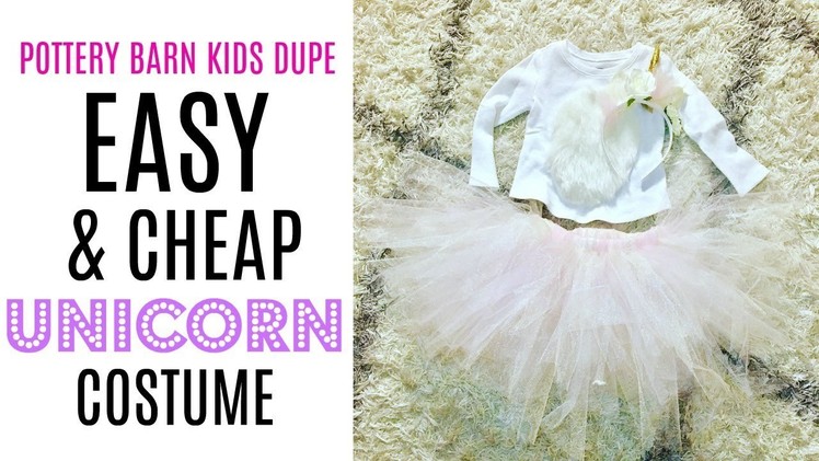 DIY Unicorn Costume Tutu for Toddlers, Babies, or Adults!