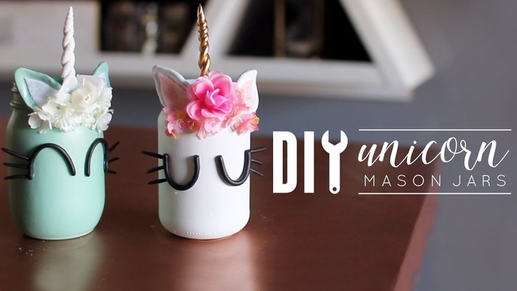 DIY Unicorn Room Decor | Mason Jars