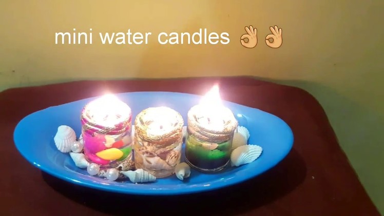 Diy water candles|how to make a watercandle| diwali decoration ideas for home|candle cenrepiece|kk34
