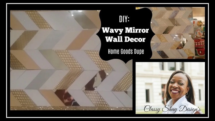 DIY: Wavy Wall Art.Home Decor - Dollar Tree Foam Board