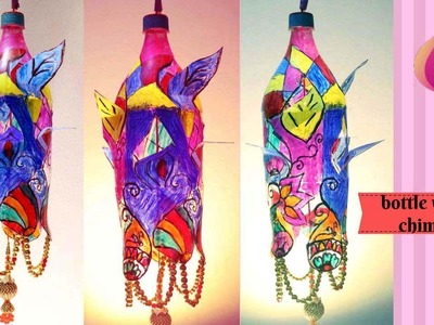 Diy wind chime out of plastic bottle -Making crafts with plastic bottles step by step