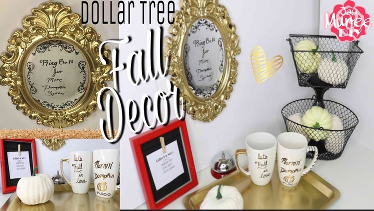 Dollar Tree DIY Fall Decor Coffee Bar
