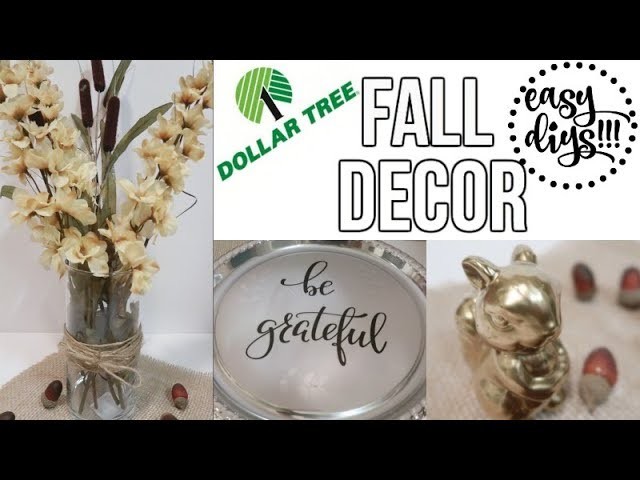DOLLAR TREE DIY | FALL DECOR | COLLAB WITH DIY MOMMY!!!