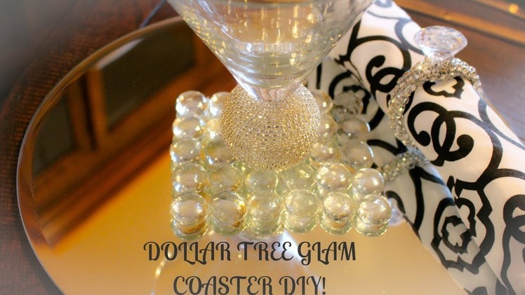 ????DOLLAR TREE DIY-GLAM COASTER ???????? -Check it out now!!!