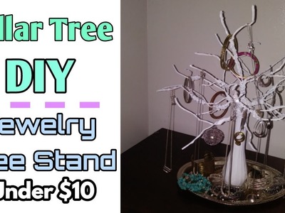 Dollar Tree DIY - Jewelry Tree Stand