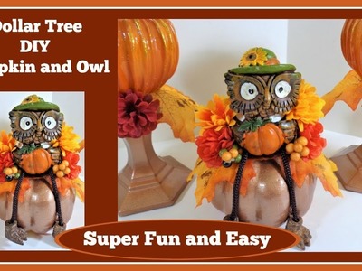 ????Dollar Tree DIY  Pumpkin and Owl????