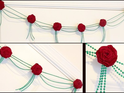Door Hanging Toran From Cloth || Flower Bandhanwar|| DIY  Easy Handmade Toran || Inspiration kidzone