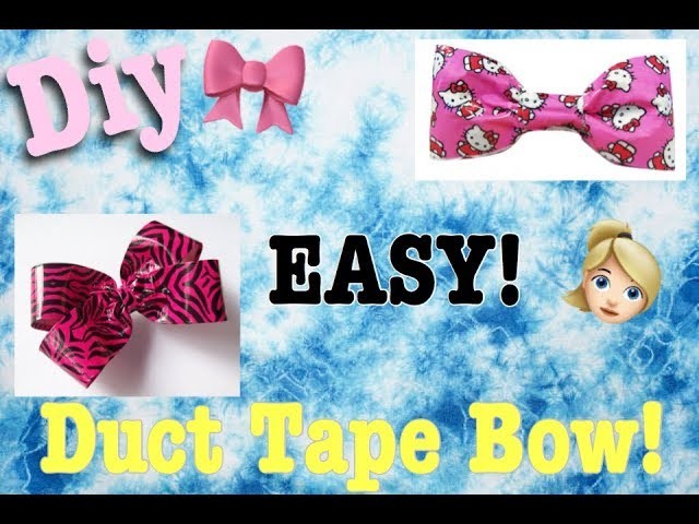 Easy DIY Duct Tape Bow! :: Crafts By M
