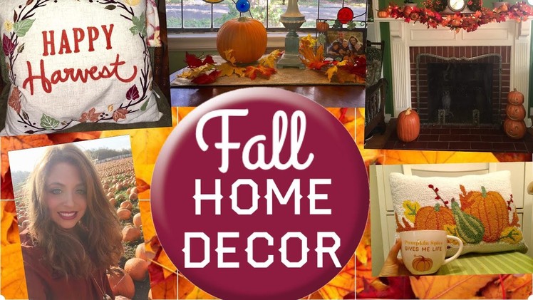 Fall Decor - My Fall Living Room Tour