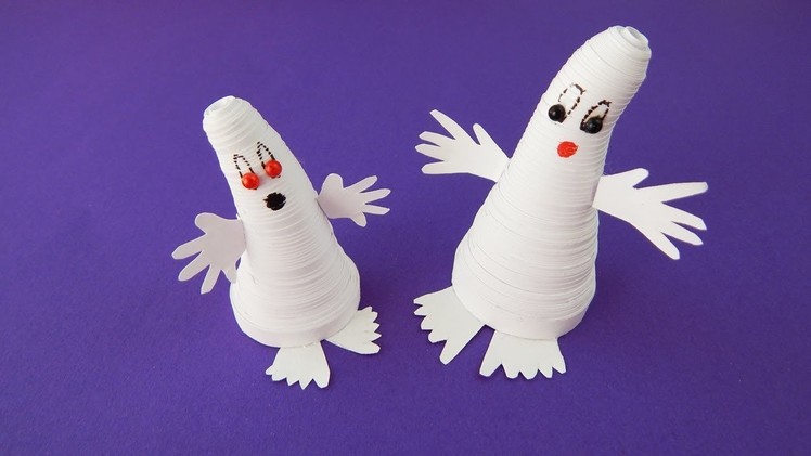 Halloween decoration quilling ghosts DIY papercraft ghost Party table deco