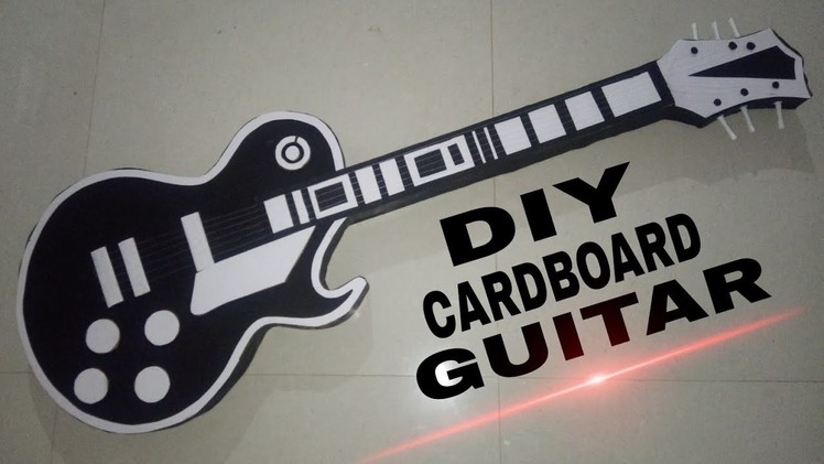 Homemade electric Guitar || Diy cardboard Guitar
