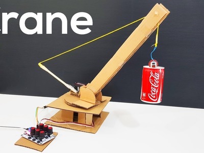 How to Make Remote Control CRANE from Cardboard