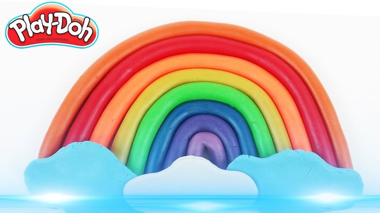 Learn Colors Make a Play Doh Rainbow Fun DIY Play-Doh Perfect Beautiful Rainbow How to Make Easy!
