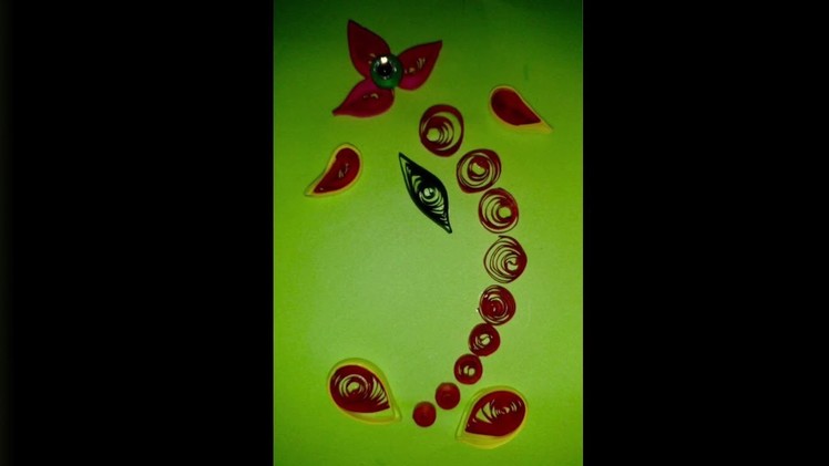 LORD GANESHA QUILLING ART DIY, GANAPATI DESIGN