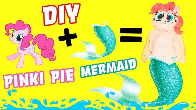 My Little Pony Mr Doh Mermaid Pinky Pie DIY Crafts For Kids! Learn Colors Play-Doh How To Video!
