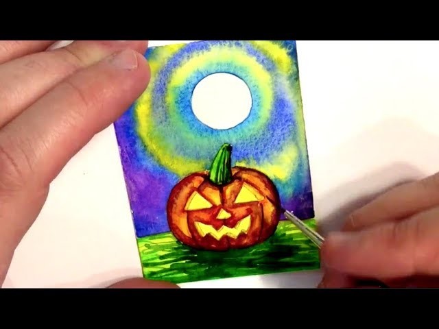 Pumpkin Painting - How To Paint Halloween Easy DIY
