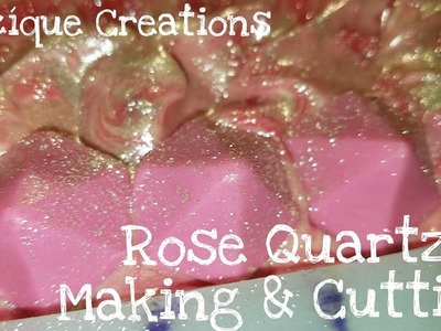 Rose Quartz Cold Process Soap Making - How To - DIY - Pink