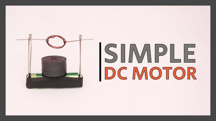 Science Project (DIY) | How to build a Simple DC MOTOR