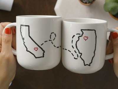 These Adorable DIY Mugs Are Perfect For an Engagement Gift