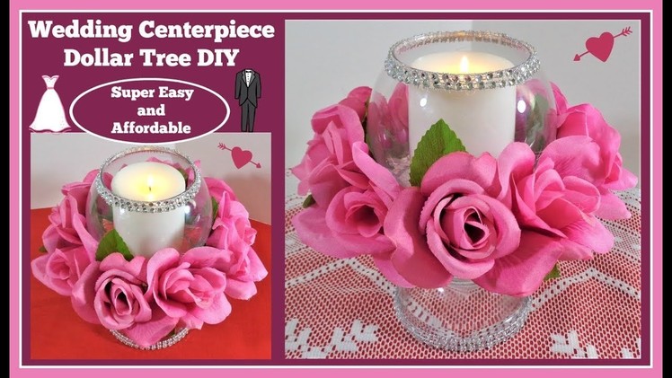 ????Wedding Centerpiece Globe Candle Holder????Dollar Tree DIY