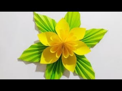 A Wonderful Flower Made by Origami Paper || Creative Activity || কিভাবে কাগজের ফুল বানাবেন??