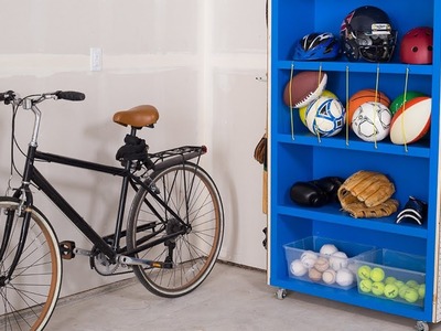 Build a DIY Sporting Goods Catch-All to Keep Your Garage Organized