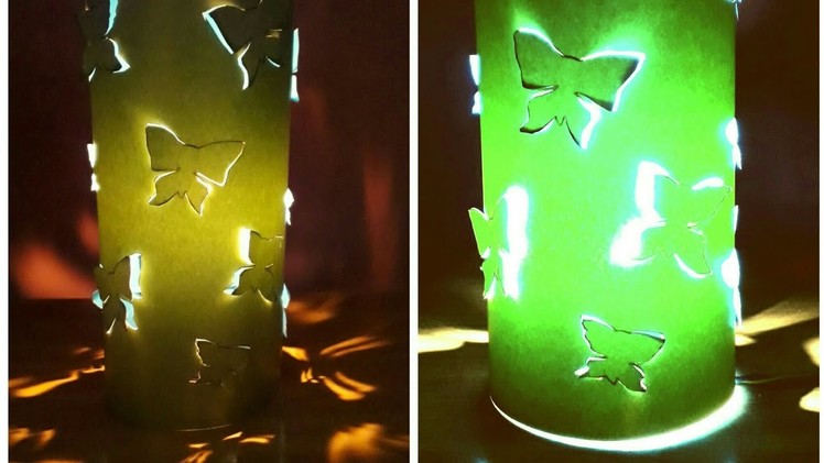 Butterfly Night lamp - Paper lamp - Tutorial