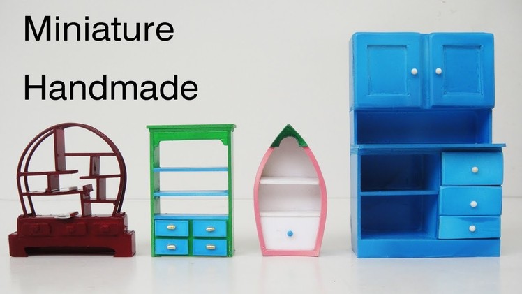 Cabinet  Furniture | 4 Amazing DIY Miniature to do at home Compilation