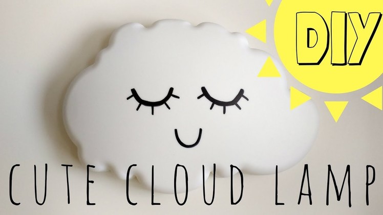 Cute Cloud Lamp- Easy IKEA Hack DIY
