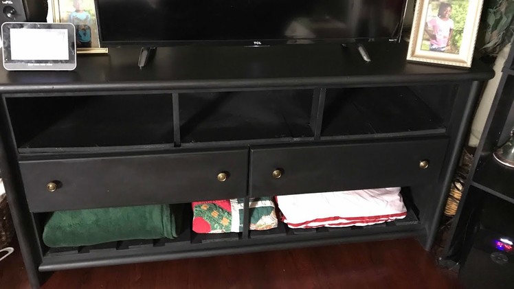 DIY Converting Dresser into a Entertainment Center