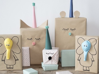 DIY : Creative gift-wrapping idea by Søstrene Grene