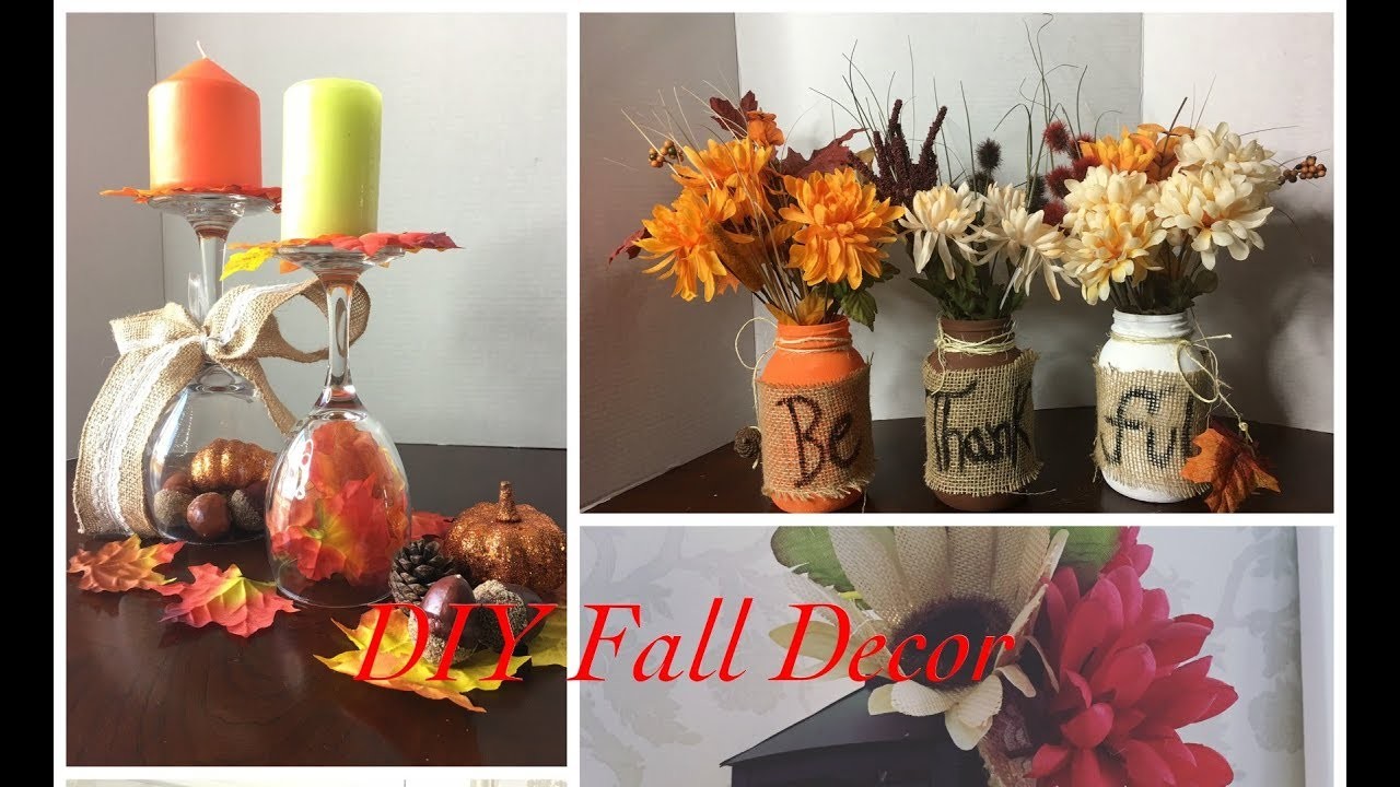 DIY Dollar Store Fall Decor ideas