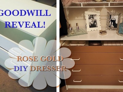 DIY:  Dresser Makeover | Goodwill Reveal! | Custom Display Tray
