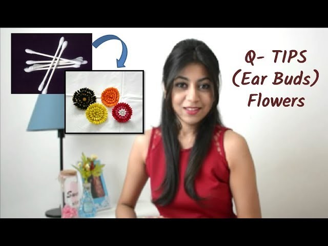 DIY Easy Flowers using Q Tips (Ear Buds) |Decor Ideas