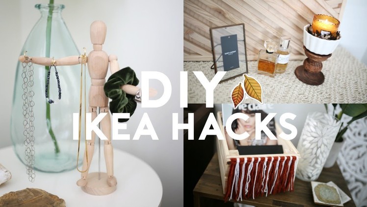 DIY IKEA HACKS! DIY ROOM DECOR (EASY & CHEAP )