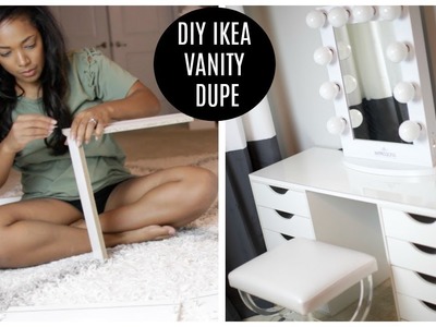 DIY IKEA VANITY DUPE