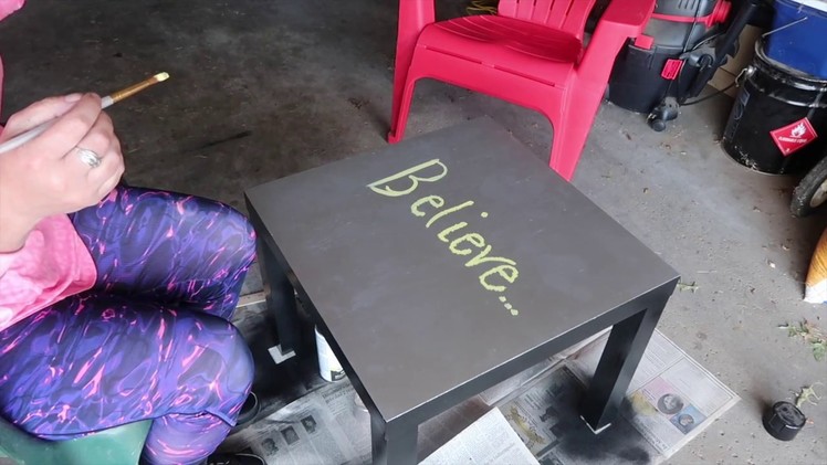 DIY PAINTED TABLE!!!