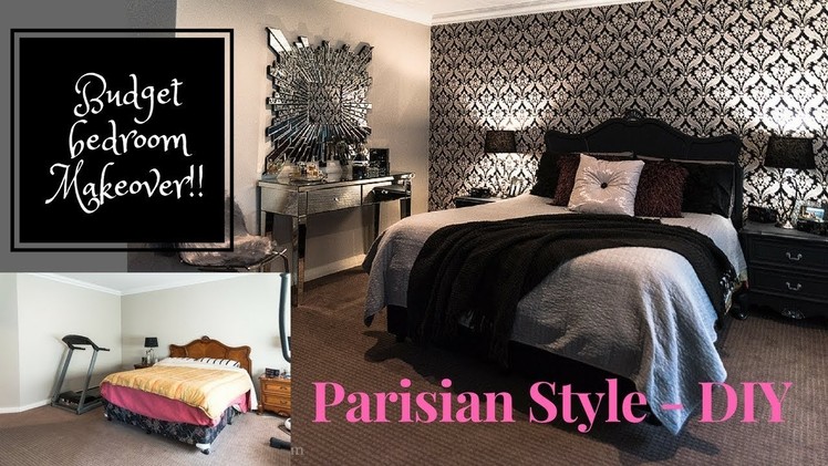 DIY Parisian bedroom makeover