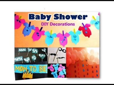 DIY Party Decorations & Props Ideas for BABY SHOWER. Godh Bharai