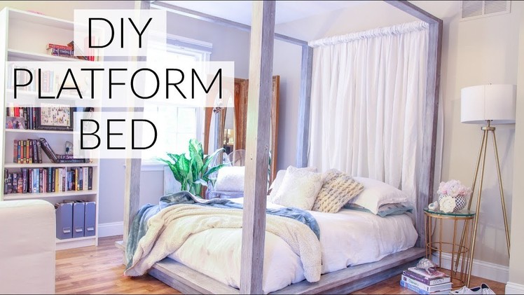 DIY Platform Bed - Decorate a Bedroom on a Budget Part 2