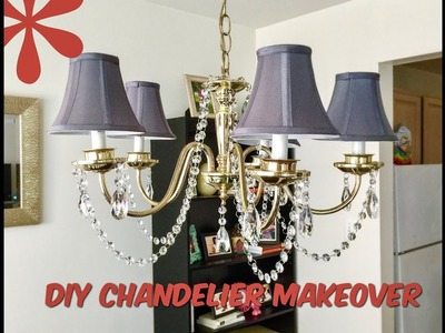 DIY Room Decor | Crystal Chandelier Makeover