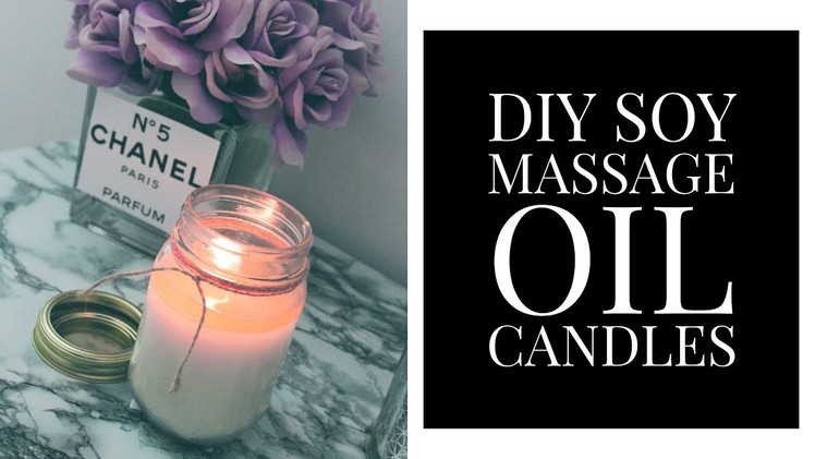 DIY Soy Massage Oil Candles | Pre'Knechia Ja'Nae