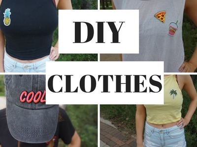 DIY TUMBLR CLOTHES | HOW TO REVAMP OLD CLOTHES