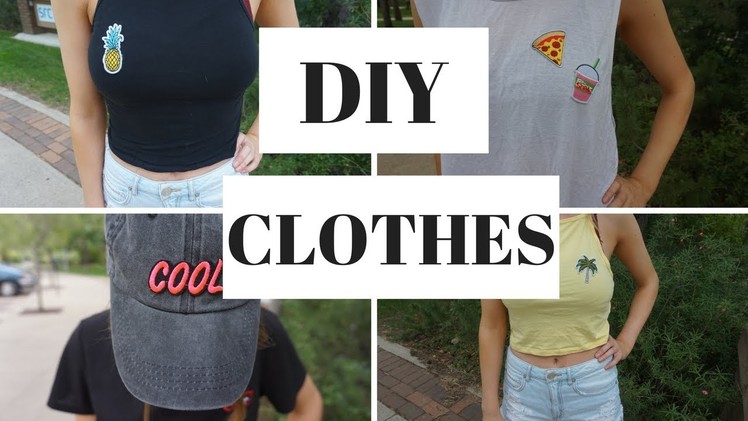 DIY TUMBLR CLOTHES | HOW TO REVAMP OLD CLOTHES