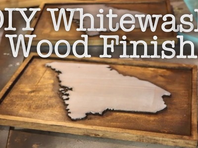 DIY Whitewash Wood Finish - How To Whitewash